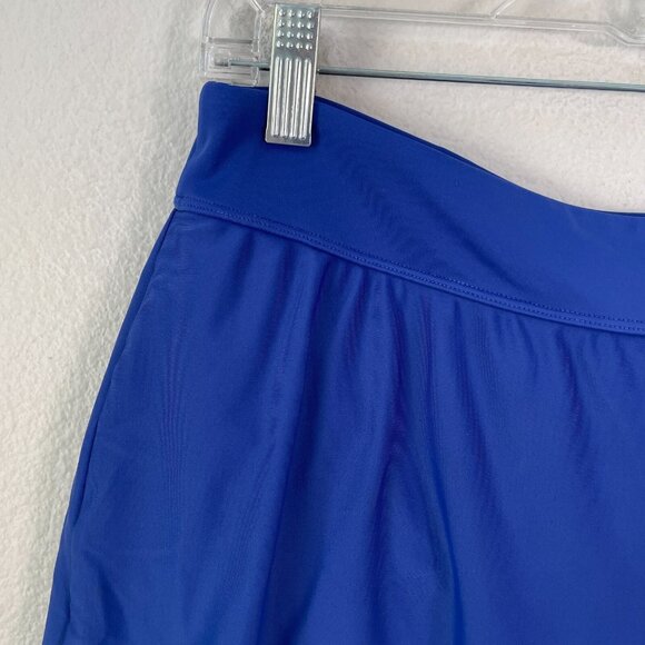 LL Bean Womens 12 UPF 50+ Lined Shorts Blue Athletic Active Outdoors - Picture 2 of 7